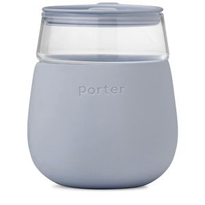 W&P Porter Wine Cocktail Glass - Slate - Silicone Sleeve 15oz. Dishwasher Safe!
